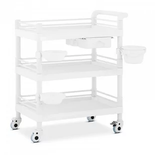Wózek laboratoryjny - 3 półki po 65 x 47 x 5 cm - 1 szuflada - 60 kg STEINBERG 10030875 SBS-LF-149 - Wózki na żywność - miniaturka - grafika 1