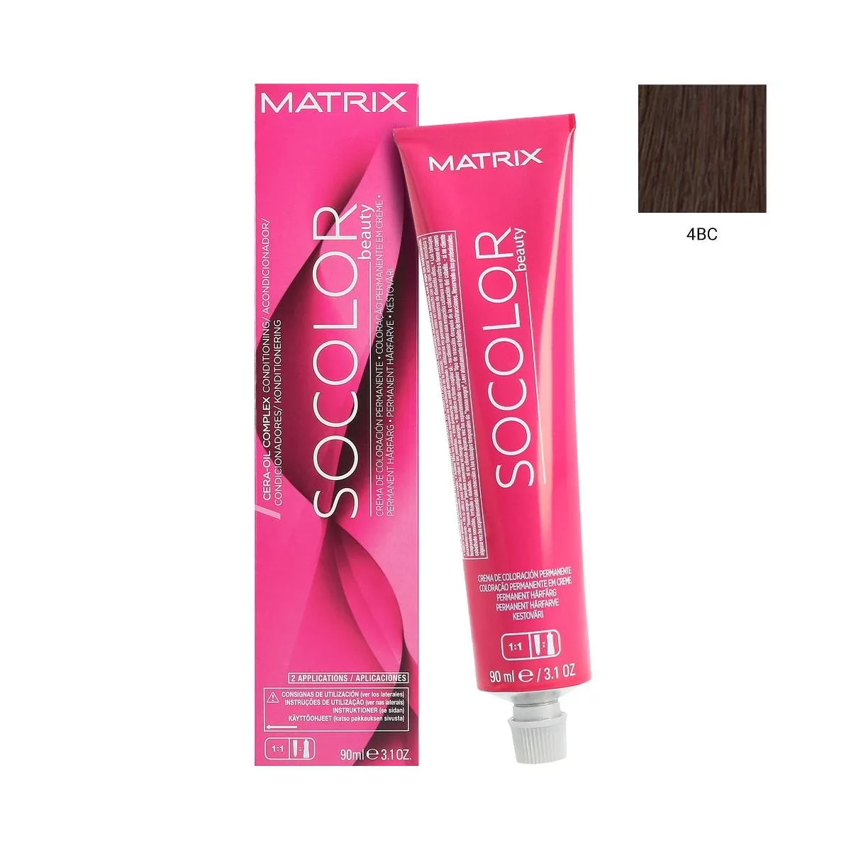 Loreal Matrix Socolor.beauty 4BC Medium Brown Brown Copper