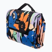 Koce piknikowe - Koc plażowy ROXY Spring Bouquet anthracite flower jammin - miniaturka - grafika 1