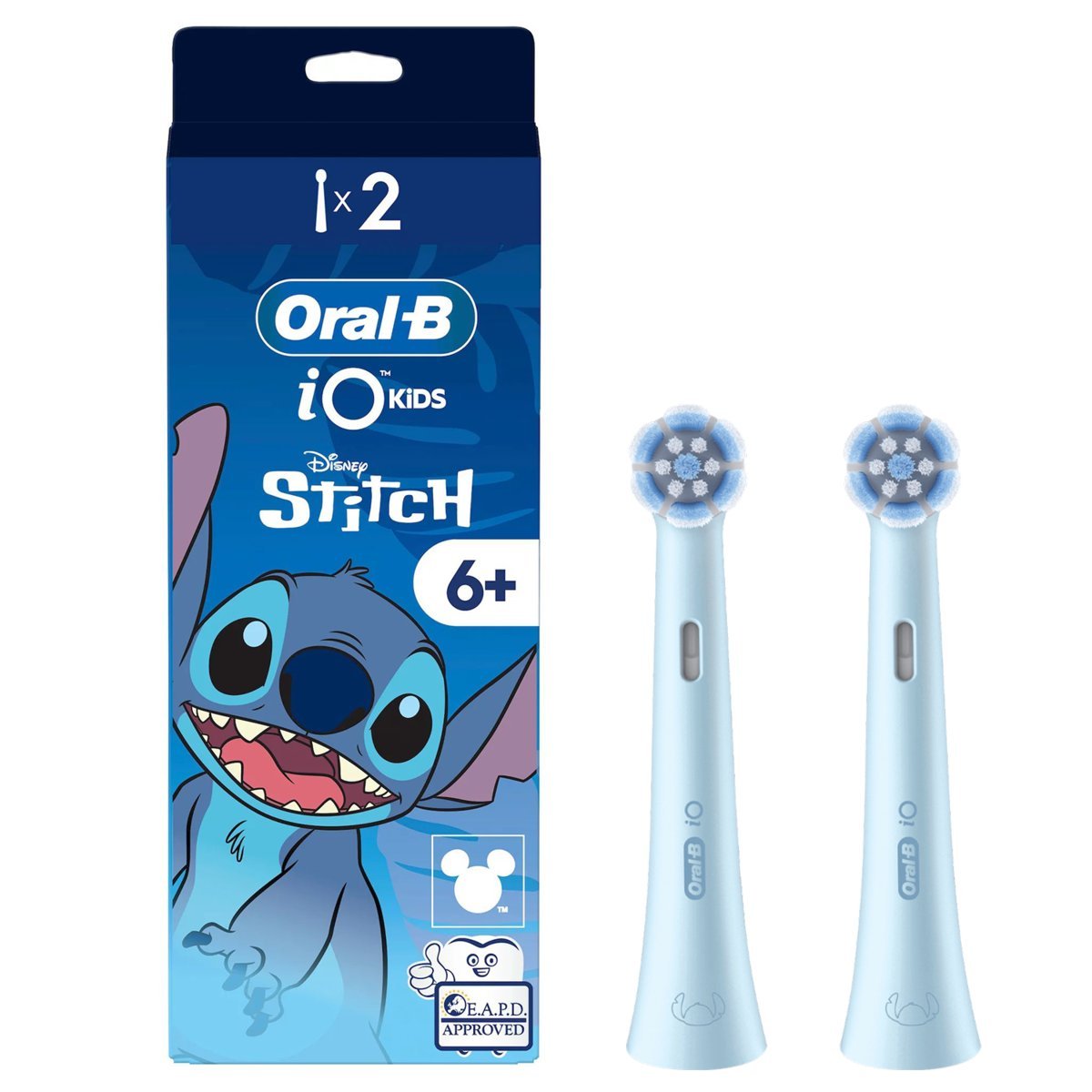 KOŃCÓWKI DO SZCZOTECZKI ELEKTRYCZNEJ DLA DZIECI ORAL-B IO KIDS STITCH 2-PAK