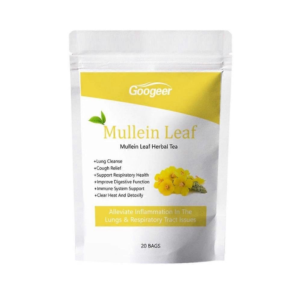 20-60 sztuk torebek z herbatą z liści dziewanny ziołowa herbata oczyszczająca płuca łagodząca kaszel 20pcs/bag