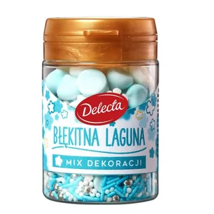 Delecta Dekoracje Błękitna laguna 55 g - Ciasta i półprodukty do ciast - miniaturka - grafika 1