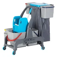 Wózki serwisowe - Fantom PROCART JET 736S wózek dwuwiaderkowy - miniaturka - grafika 1