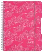 Zeszyty szkolne - Herlitz Kołozeszyt A580k kratka Colors różowy (4szt) - zeszyt - miniaturka - grafika 1