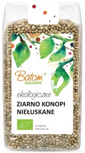 BATOM ZIARNO KONOPI NIEŁUSKANE BIO 250 g - BATOM BP-5907709954212 - Orzechy i nasiona - miniaturka - grafika 1