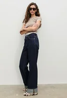 Koszulki i topy damskie - Stradivarius Koszulka z podwójnym kontrastem Szary M - miniaturka - grafika 1