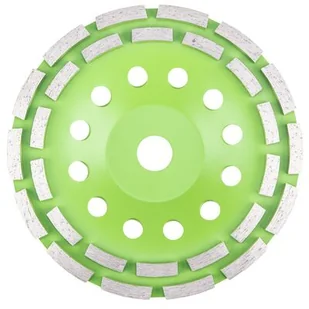 VERTO Tarcza diamentowa szlifierska 180 x 22,2 x 5 mm podwójny segment - Akcesoria do elektronarzędzi - miniaturka - grafika 1