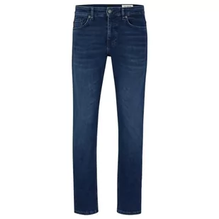 BOSS Męskie spodnie jeansowe Delaware BC-P, Dark Blue406, 34W / 34L - Spodenki męskie - miniaturka - grafika 1