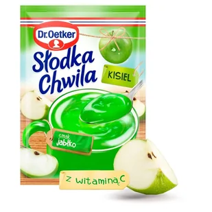 Dr. Oetker Dr Oetker SŁODKA CHWILA KISIEL JABŁKOWY 30G DR OETKER zakupy dla domu i biura 54739677 - Batoniki - miniaturka - grafika 1