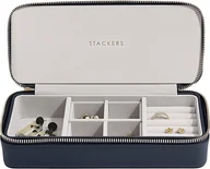 Biżuteria - akcesoria - Pudełko podróżne na biżuterię Travel Large Stackers granatowe - miniaturka - grafika 1