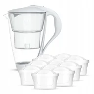 Dzbanki filtrujące - Szklany dzbanek Dafi CRYSTAL LED biały 10xUnimax - miniaturka - grafika 1