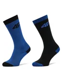 Skarpetki dla dzieci - 4F Zestaw 2 par skarpet narciarskich 4FJWAW24UFSOM145 Kolorowy - miniaturka - grafika 1