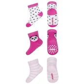 Skarpetki dla dzieci - Soxo, Skarpety niemowlęce dziewczęce, 3-pack, rozmiar 13/15 - miniaturka - grafika 1