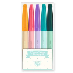 Zestaw 5 mazaków w etui DD03790 - Przybory szkolne - miniaturka - grafika 1