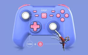 Kontroler bezprzewodowy / GamePad iPega Nintendo Switch PG-SW062A (czarny) - Kontrolery gier na PC - miniaturka - grafika 4