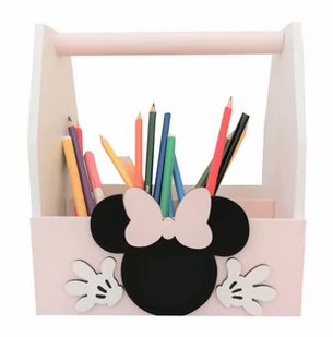 Przybornik na biurko 6 komorowy , Myszka Minnie - Pudła i kartony archiwizacyjne - miniaturka - grafika 1