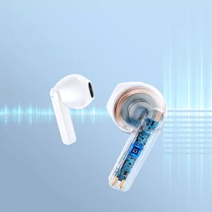 Joyroom TWS ENC wodoodporne IPX4 Bluetooth 5.3 biały (JR-TL11) - Słuchawki - miniaturka - grafika 3