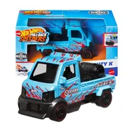 Samochody i pojazdy dla dzieci - Hot Wheels Pull-Back Speeders Autko W Pudełku Z Napędem Mighty K - miniaturka - grafika 1
