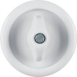 Hager polo Serie 1930 Płytka czołowa z pokrętłem do łącznika obrotowego, porcelana Rosenthal, biały, połysk 16476900 16476900 - Klawisze i ramki - miniaturka - grafika 1
