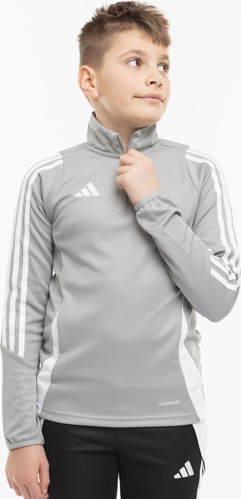 Adidas Bluza dla dzieci adidas Tiro 24 Training Top szara IR9363 128cm