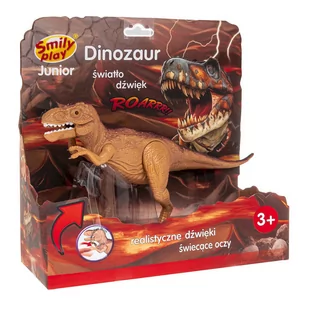 Smily Play, Dinozaur światło, dźwięk, Tyranozaur - Figurki dla dzieci - miniaturka - grafika 1