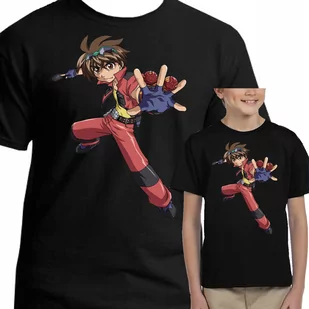 3034 KOSZULKA DRAGO DAN KUSO BAKUGAN 152 CZARNA - Moda i Uroda OUTLET - miniaturka - grafika 1