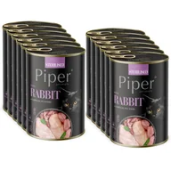 Mokra karma dla kotów - DOLINA NOTECI Piper dla kotów sterilizowanych z królikiem 12x400g - miniaturka - grafika 1