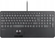 Klawiatury - Perixx PERIBOARD-538 H DE Przewodowa klawiatura USB z trackballem - miniaturka - grafika 1