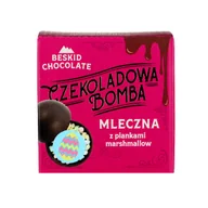 Kakao i czekolada - Beskid Chocolate BOMBA mleczna z piankami 50g - miniaturka - grafika 1