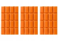 Dodatki do ciast w proszku - DEKORACJA CZEKOLADOWA - Mini Tabliczka Pomarańczowa 3szt - miniaturka - grafika 1