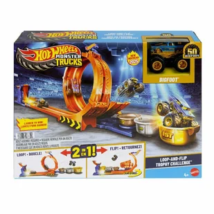 Hot Wheels City Skok po trofeum monster truck - model lub pojazd - Tory, garaże, parkingi - miniaturka - grafika 1