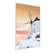Foto gadżety - Foto obraz szklany pionowy Santorini Grecja - miniaturka - grafika 1