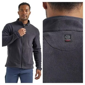 Wrangler Fleece Jacket Męska Kurtka Polarowa XL
