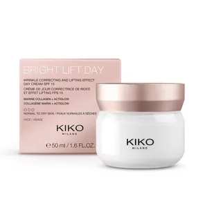 KIKO Milano New Bright Lift Day liftingujący krem rozświetlający na dzień z Kolagenem Morskim SPF15 50ml - Kremy do twarzy - miniaturka - grafika 1