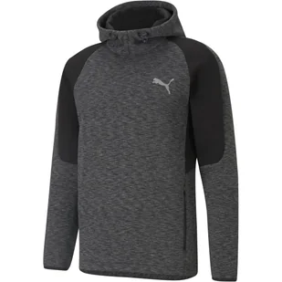 Bluza z kapturem męska Puma EVOSTRIPE szara 58580901-M - Bluzy męskie - miniaturka - grafika 1