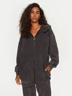 Bluzy damskie - Deha Bluza C12160 Czarny Loose Fit - miniaturka - grafika 1