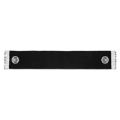 Apaszki i szaliki damskie - Borussia Dortmund BVB szalik wyłącznie z frędzlami: elegancki szal dla fanów w kolorze czarnym i szarym, subtelne logo BVB, 100% wiskoza, przyjazny dla skóry i alergików, wymiary: dł. 180 cm, szer. 35 - miniaturka - grafika 1