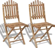 Fotele i krzesła ogrodowe - Elior składane krzesła tarasowe Javal, 2 sztuki 5354 - miniaturka - grafika 1