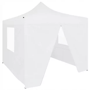 vidaXL Profesjonalny, składany namiot imprezowy, 4 ściany, 2x2 m, stal - Pawilony ogrodowe - miniaturka - grafika 1