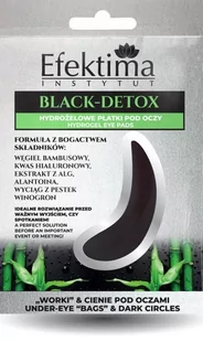 Płatki Hydrożelowe Pod Oczy Black Detox - Maseczki do twarzy - miniaturka - grafika 1