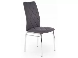 Krzesło Tapicerowane do Jadalni K309 Ciemny Popiel E6D8-517B3 - Krzesła - miniaturka - grafika 1