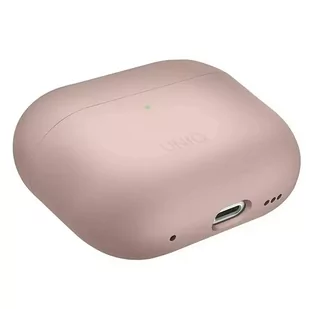 Etui ochronne na słuchawki UNIQ etui Lino AirPods Pro 2 gen Silicone różowy/blush pink - Akcesoria do słuchawek - miniaturka - grafika 4