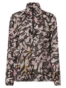 Bluzki damskie - Marc Cain Sports - Bluzka damska, szary|czarny|wielokolorowy - miniaturka - grafika 1