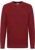 Swetry męskie - MUSTANG Sweter męski Style Emil C Basic, Russet Brown 8338, L - miniaturka - grafika 1