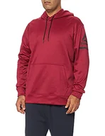 Bluzy męskie - Reebok Męska bluza Wor Thermowarm, czerwona (Cranberry Red), XL, Czerwony (Cranberry Red), 164-188 - miniaturka - grafika 1