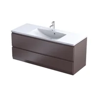 Szafki łazienkowe - Szafka łazienkowa pod umywalkę Oristo Brylant Uni 120 cm brązowy mat OR36-SD2S-120-21-V3 - miniaturka - grafika 1