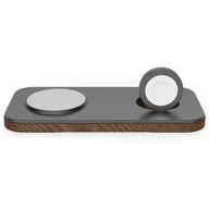 Ładowarki do telefonów - Bezprzewodowa ładowarka CubeNest K200 Pro 2v1 s podporou uchycení MagSafe (K200GY) Szara - miniaturka - grafika 1