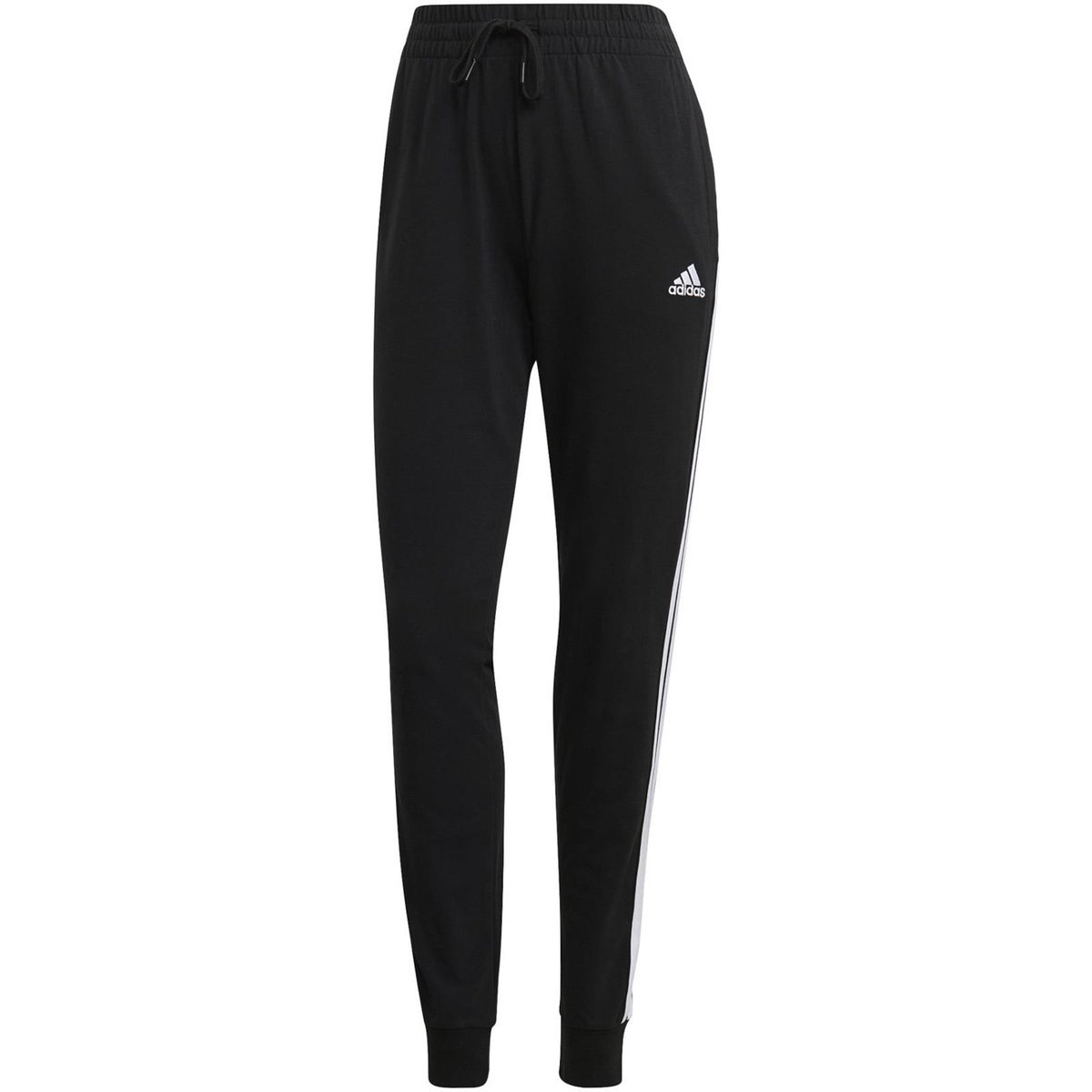 Spodnie dresowe damskie adidas SPORTSWEAR ESSENTIALS SJ 3-STRIPES czarne GM5542-L