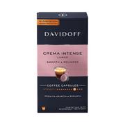 Kawa w kapsułkach i saszetkach - Kapsułki do ekspresu DAVIDOFF Nespresso Crema Intense Lungo 10 szt - miniaturka - grafika 1