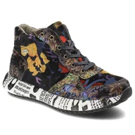 Sneakersy damskie - Granatowe Sneakersy Laura Vita Modne Obuwie Damskie - miniaturka - grafika 1